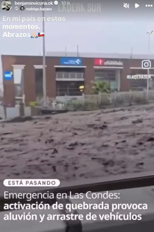 El dolor de Benjamín Vicuña por Chile El dolor de Benjamín Vicuña por Chile