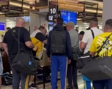 Tensión entre hinchas de Boca y Racing: cruce en Ezeiza y operativo en la previa de los viajes internacionales