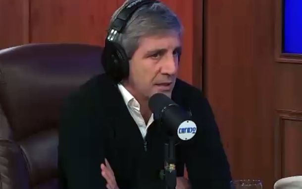 Ministro Luis Caputo (captura de video).