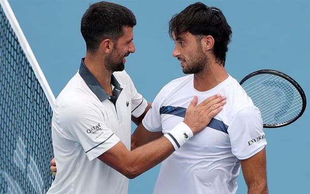 Thiago Tirante y Novak Djokovic se enfrentaron por primera vez.