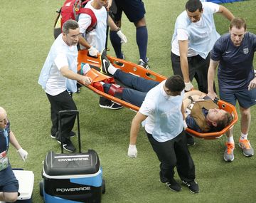 La insólita lesión del preparador físico inglés