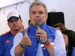 El presidente Iván Duque