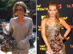 Victoria Beckham y Hillary Duff