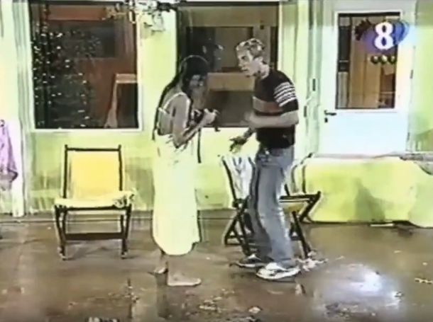 Se viralizó el violento video que protagonizó Eduardo Carrera en Gran Hermano hace más de 20 años