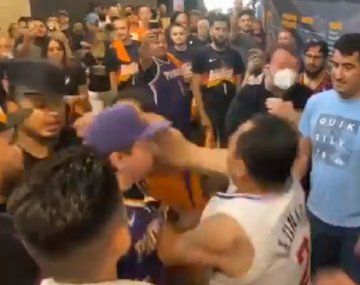 NBA: batalla campal entre hinchas de Phoenix Suns y Los Angeles Clippers