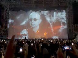 El homenaje de Wos a Indio Solari. El homenaje de Wos a Indio Solari.