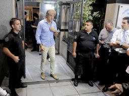 Sergio Marchi saliendo de Agremiados Sergio Marchi saliendo de Agremiados