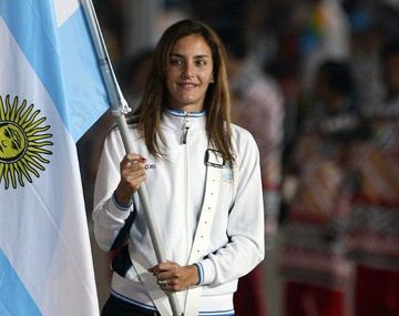 La bandera de Luciana Aymar