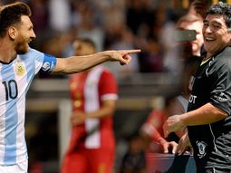 messi le contesto a maradona: sus consejos son siempre bienvenidos messi le contesto a maradona: sus consejos son siempre bienvenidos