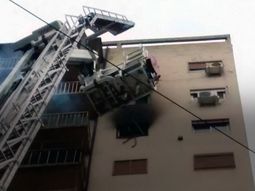 Incendio en un edificio de Palermo: rescataron a seis personas