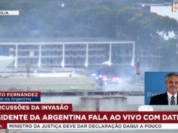 Alberto a la TV brasileña: Debemos unirnos para defender la democracia