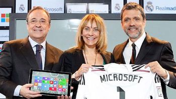 microsoft y el real madrid se unieron microsoft y el real madrid se unieron