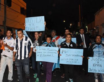 Macha por la muerte de Emanuel Balbo, hincha de Belgrano