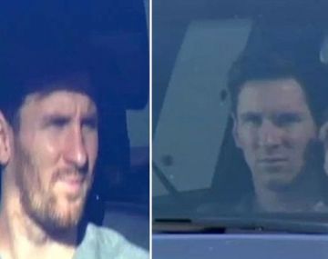 Lionel Messi fue a entrenar y  apareció conm un curioso cambió de look