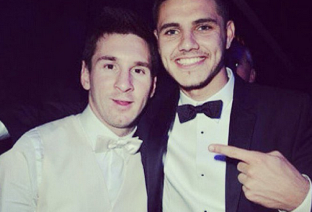 Tras el anuncio de la renuncia, Mauro Icardi salió a bancar a Messi