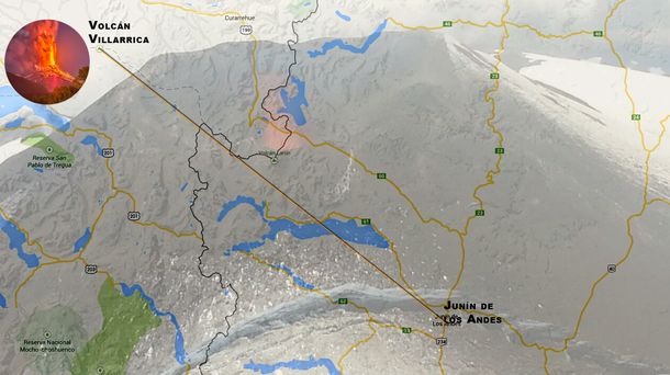 Temor en Junín de los Andes tras la erupción del volcán Villarrica