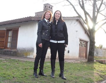 Vidal, junto a su madre en una visita a Lincoln