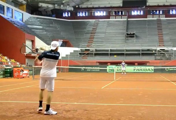 Después de 14 años de la final de Roland Garros, Gaudio y Coria volvieron a enfrentarse en una cancha