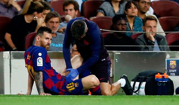 La frase de Messi tras sentir una molestia en pleno partido: No me puedo romper