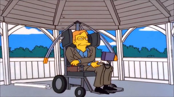Stephen Hawking en Los Simpson