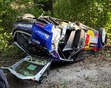 Susto en el rally: el papá de Verstappen protagonizó un accidente en Bélgica