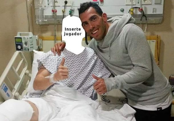 Tras el terrible rodillazo de Tevez, aparecieron los memes