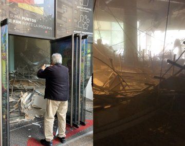 Susto por un derrumbe en un complejo de cines de Palermo