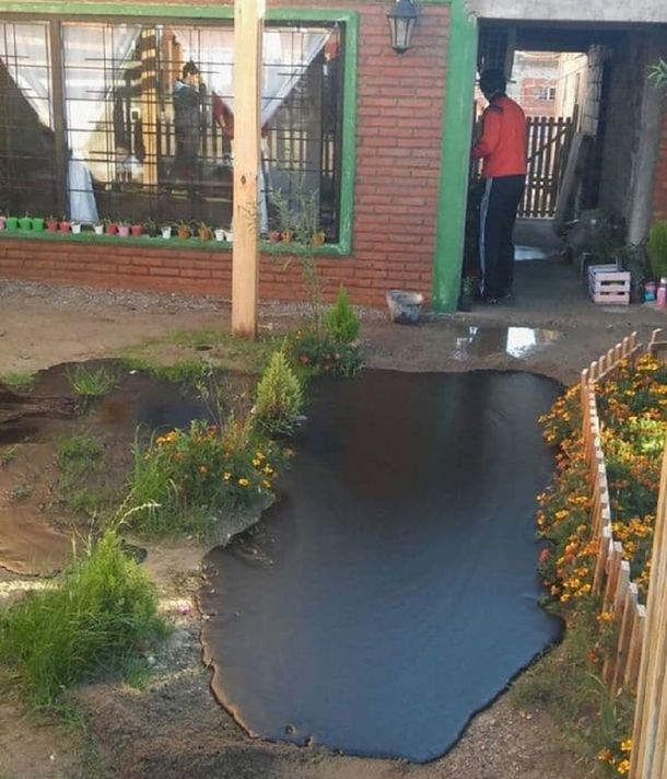 El derrame de petróleo en una casa ya fue controlado