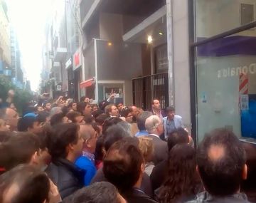 A grito pelado: así se vivió el triunfo de Del Potro en la calle Florida