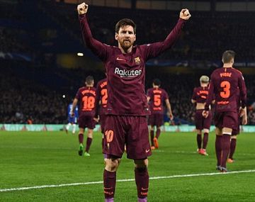 Messi salió al rescate de Barcelona