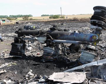 Ucrania ordenó el alto el fuego en la zona donde cayó el avión de Malaysia
