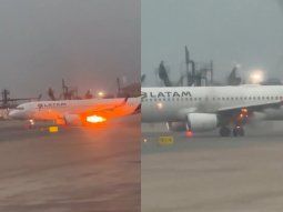 Pánico en Perú: se incendió un avión de Latam antes de despegar y tuvieron que evacuar de emergencia. Pánico en Perú: se incendió un avión de Latam antes de despegar y tuvieron que evacuar de emergencia.