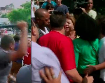 Así fue el enfrentamiento entre seguidores y detractores de Lula