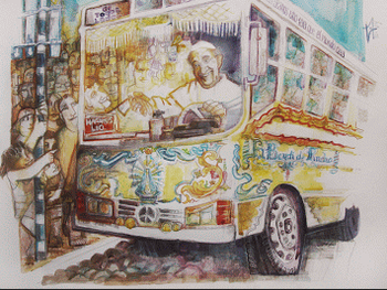 En honor al Papa, lanzan El bondi de Pancho, un colectivo social que busca hacer lío