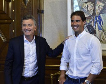 Nadal se reunió con Macri en la Casa Rosada