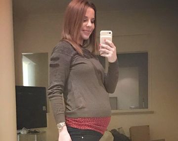 Agustina Kämpfer, embarazada