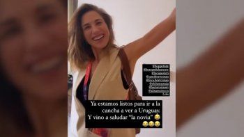 tinelli hizo un posteo ironico junto a alina moine en qatar tinelli hizo un posteo ironico junto a alina moine en qatar