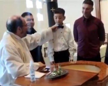 El bautismo que involucró a Lionel Messi