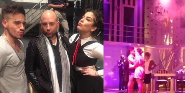 Fede Bal, a los besos en el teatro con Juana Repetto
