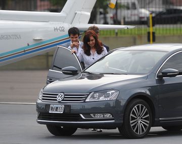 Así mostró C5N la llegada de Cristina Kirchner a la Rosada