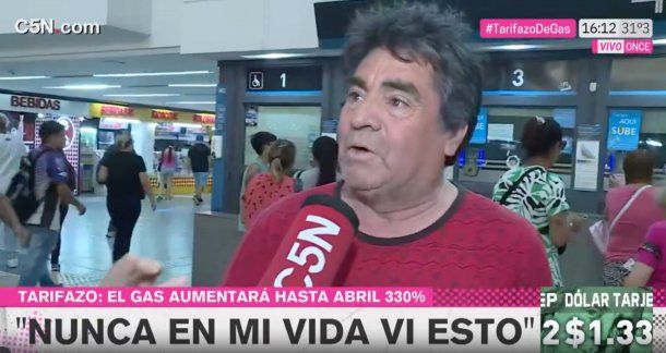 Un trabajador se quebró al contar cómo le pega la crisis: No se puede vivir