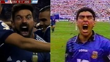 un calco, a 22 anos: el festejo maradoniano de ezequiel lavezzi un calco, a 22 anos: el festejo maradoniano de ezequiel lavezzi