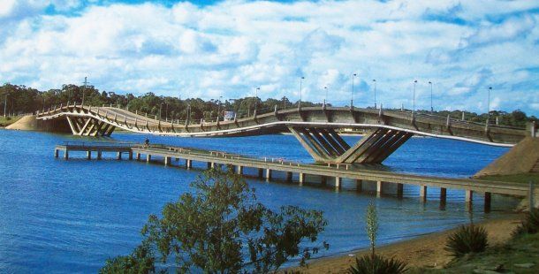 Punta del Este: cierran el puente de La Barra, ¿llega al verano?