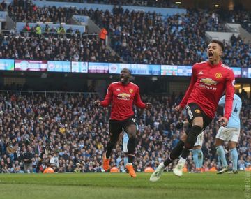 Manchester United derrotó al City -. Crédito:&nbsp;@ManUtd