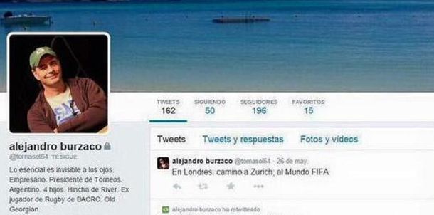 Mirá el último tuit de Alejandro Burzaco, el socio de Clarín imputado en FIFA