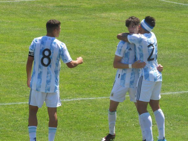 El primer gol de Garnacho para la Selección Sub 20