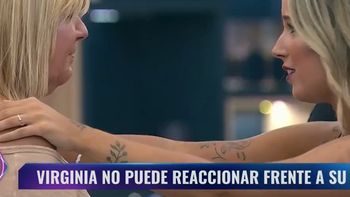 doble congelados en gran hermano: virginia recibio la visita de sus dos hijas doble congelados en gran hermano: virginia recibio la visita de sus dos hijas