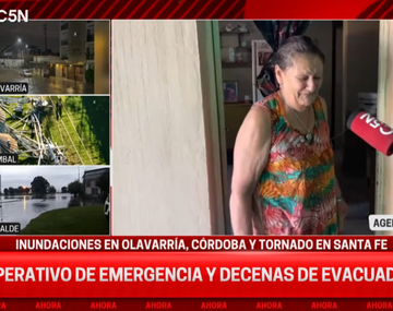 La angustia una mujer de Córdoba que perdió todo en el temporal