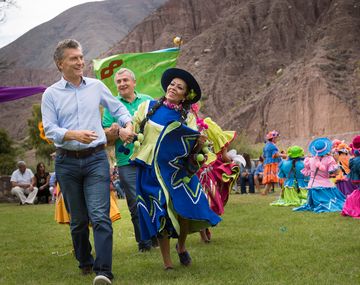 Macri participó del inicio del Carnaval en Jujuy