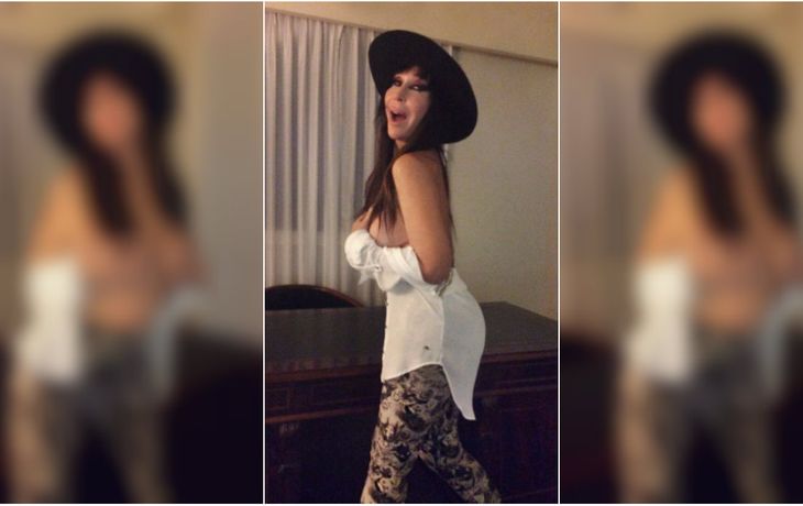 Moria, desnuda en Twitter